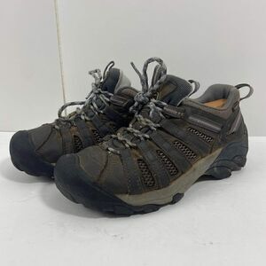 Keen Voyageur Women's US 8 Leather Hiking trail Shoes Brown 5258-CHSB